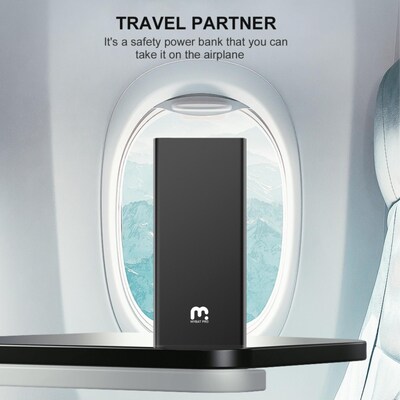 MyBat Pro Universal USB Power Bank, 10000mAh, Black (BAK00310K)