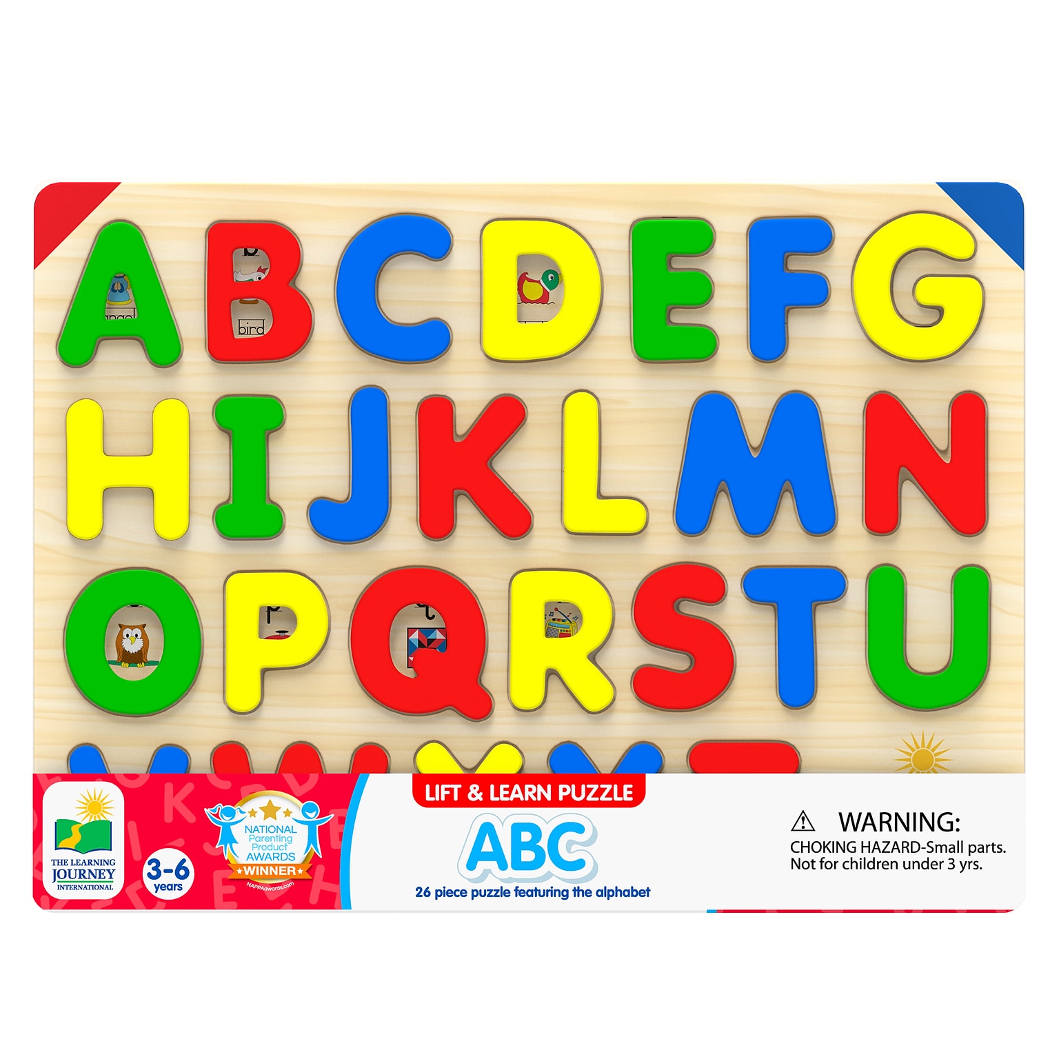 The Learning Journey International 26-Piece Lift & Learn ABC Puzzle (LJI285138)