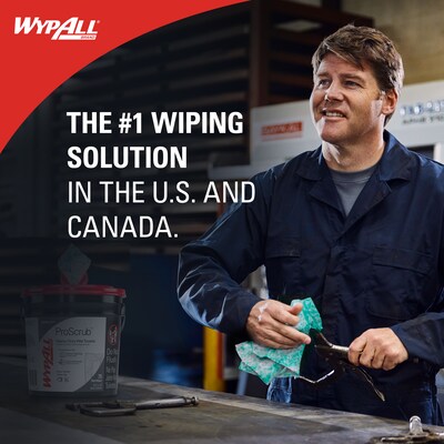 WypAll PowerClean ProScrub Fabric Cleaning Wipers, 12 x 9.5, Green, 75 Wipers/Box (91371EA)
