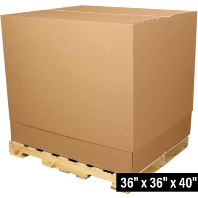 36 x 36 x 40 Shipping Boxes, 32 ECT, 5/Bundle (TELE3636BTM)