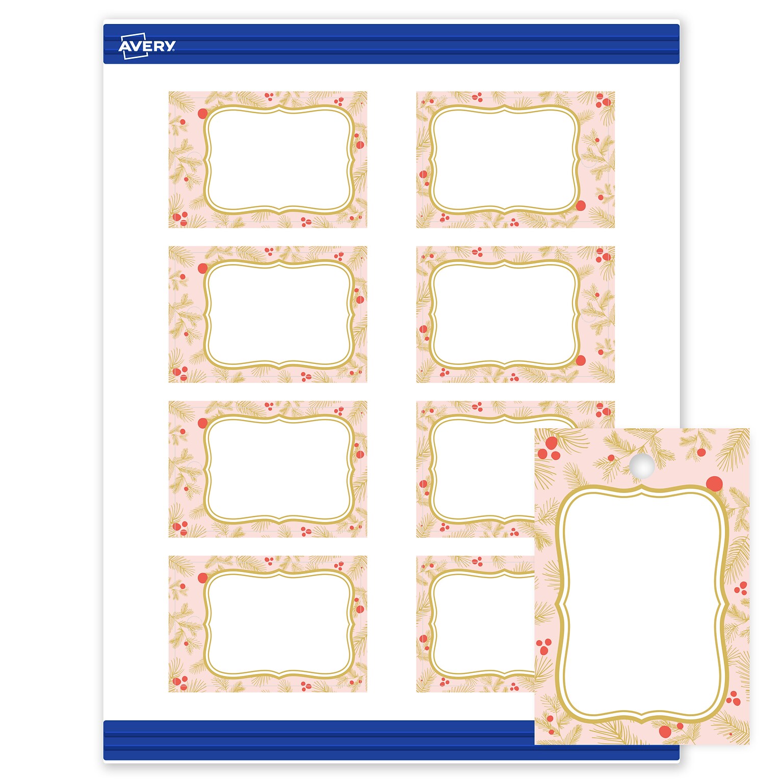 Avery  3 Blank Price & Merchandise Tags, White, 80/Carton (S00-FGD-PRMWT10)