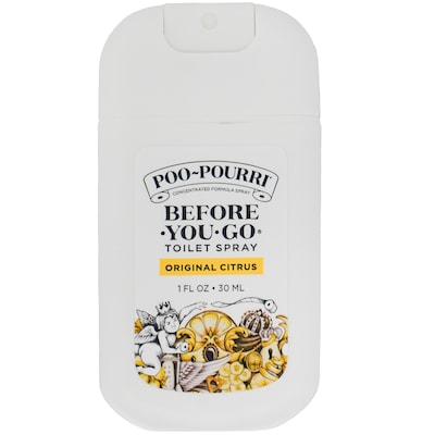 Poo-Pourri Original Citrus Pocket Sprayer - 1 oz Travel Size, 8/Pack (30896-IN)