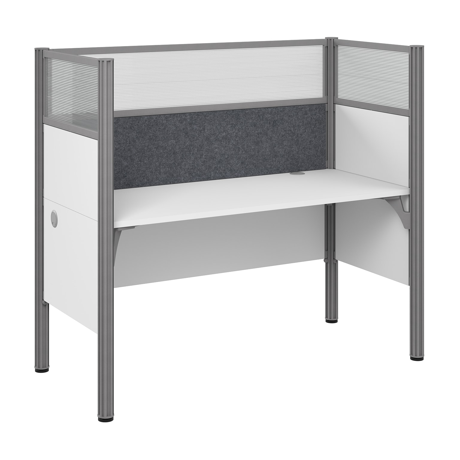 Bush Business Furniture ProBiz 55H x 63W Cubicle Workstation, White (100871DG-17)