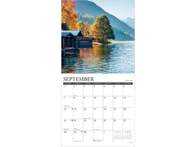 2025 Willow Creek Lake View 12" x 12" Monthly Wall Calendar (43684)