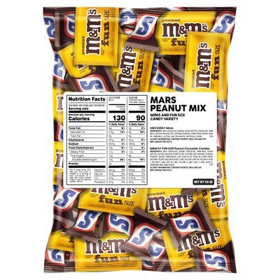 Mars Peanut Mix Assorted Milk Chocolate Pieces, 60 oz. (220-02732)