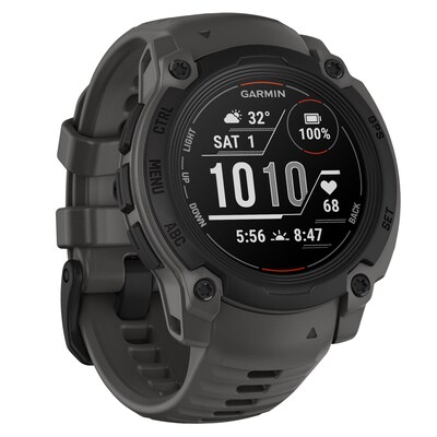 Garmin Instinct E GPS Smartwatch, Black & Charcoal, 40mm (GRM0293200)