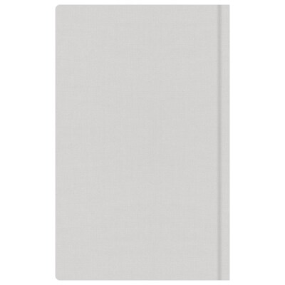 Blue Sky Bespoke Letterpress 5" x 8" Undated Personal Organizer, Fabric Cover, Dove Grey (159136)