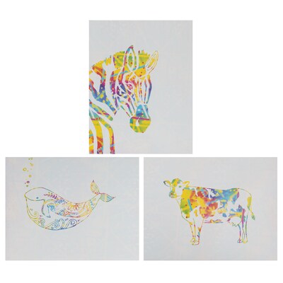 Dixon Now You See It! Radiant Gradient Art Paper, 8.5 x 11, White, 50/Sheets (PACAC4629)