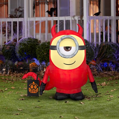 National Tree Company 42 Inflatable Halloween Minion Dave (GE9-224771)