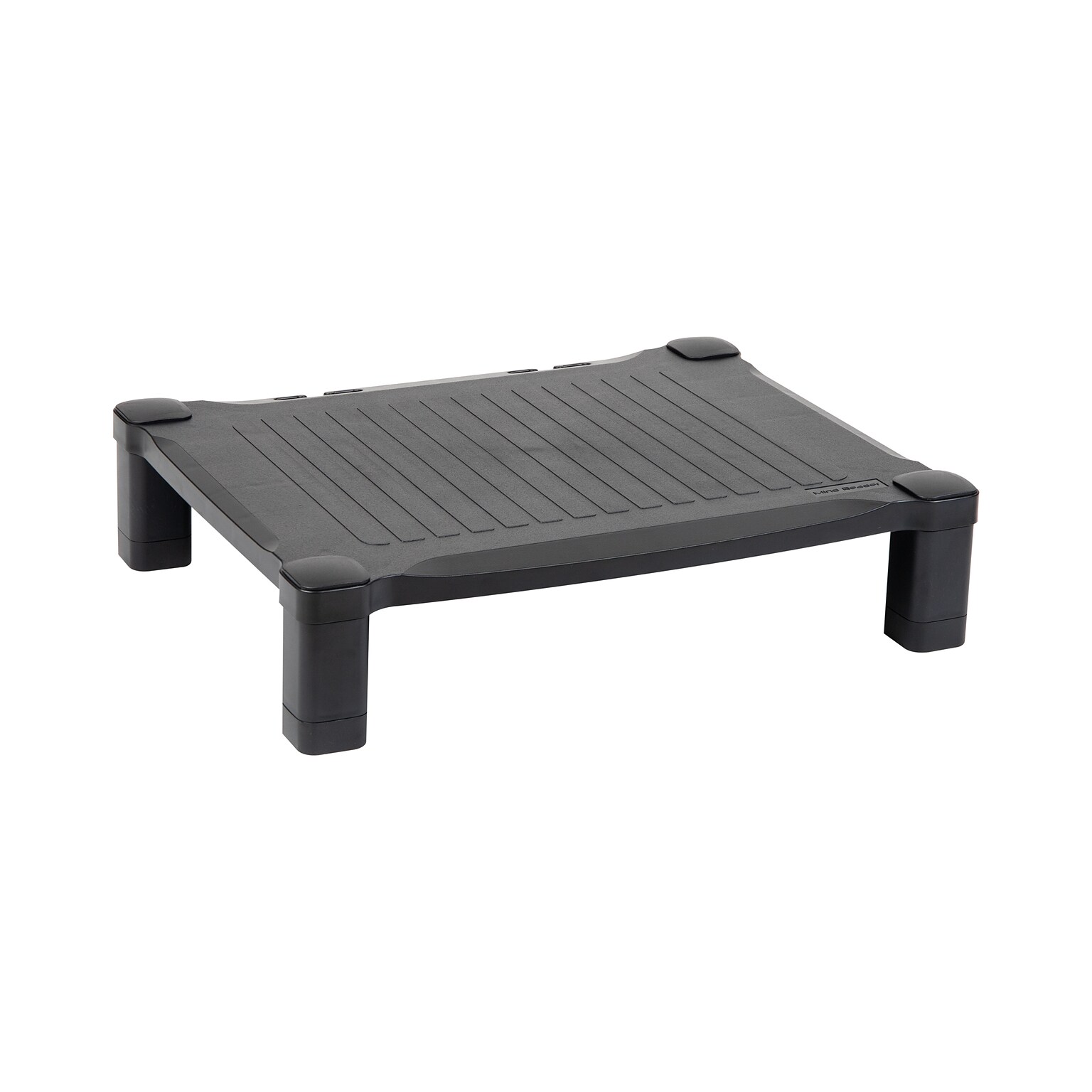 Mind Reader Adjustable Plastic Monitor/Laptop Stand, Black (PLMONST-BLK)