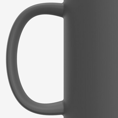 ASOBU Ceramic Travel Mug with Cork Base, 12 oz., Gray (SM50GREY)