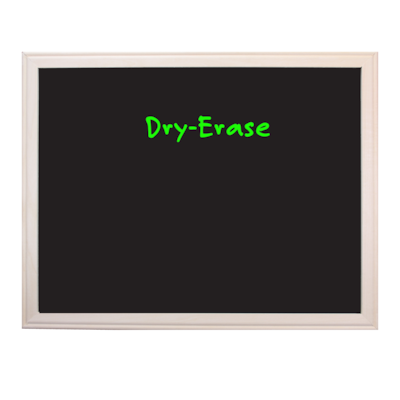 Flipside Dry-Erase Blackboard, Wood Frame, 36 x 48 (17940)