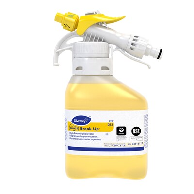Suma Break-Up All Purpose High Foaming Degreaser, 1.5 Liters, 2/Carton (93313117)