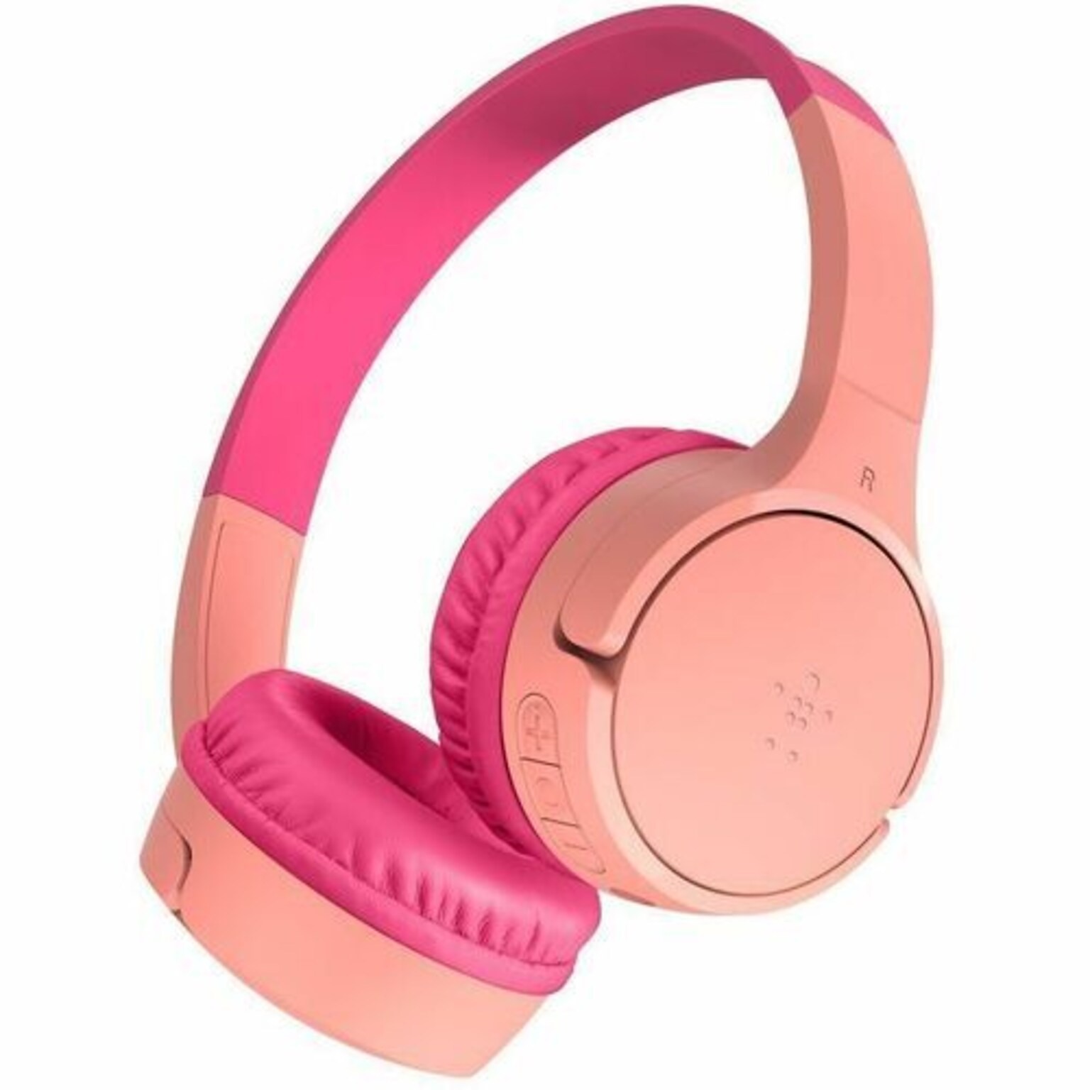 Belkin SoundForm Mini Wireless On-Ear Headphones, Bluetooth, Pink (AUD001BTPKV3)