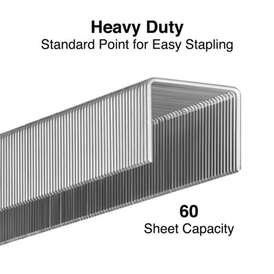 Staples High-Capacity Staples, 3/8" Leg Length, 5000/Box (TR58093)