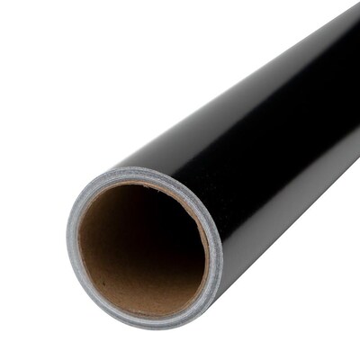 JAM Paper Wrapping Paper, 26.3 sq. ft., Black, 2/Pack(165S25263blg)