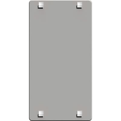 Lorell Do-it-Yourself 36 H x 18 W Frameless Corkboard, Gray Aluminum Frame (LLR18326)