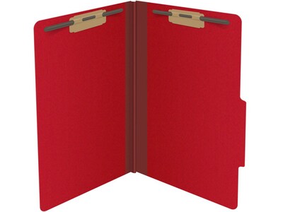 Medical Arts Press Pressboard Classification Folder, 2" Expansion, Legal Size, Deep Red, 25/Box (DV-T52-02-3DRD)