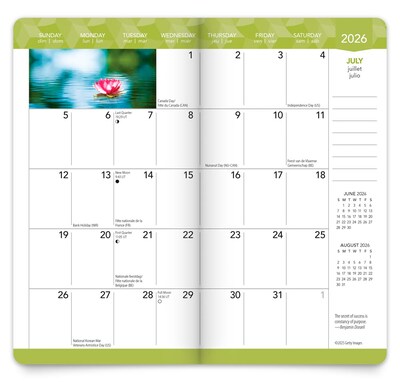 2026-2027 BrownTrout Inspiration 3.5" x 6.5" Monthly Planner (9798330703906)