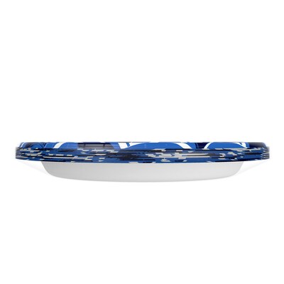 Dixie Ultra Large 11.5" Paper Plates, Blue/White, 12 Plates/Pack (16217/01C)