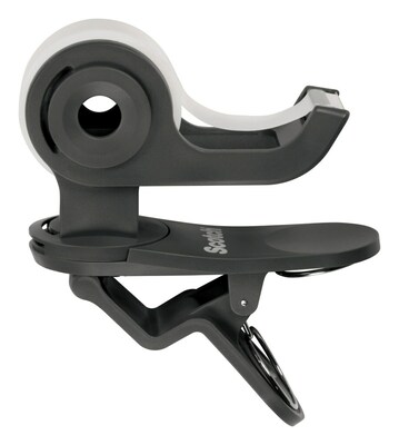 Scotch Clip & Twist Desktop Dispenser, 2.56" x 4.75", 1" Core, Gray (C19CLIP)