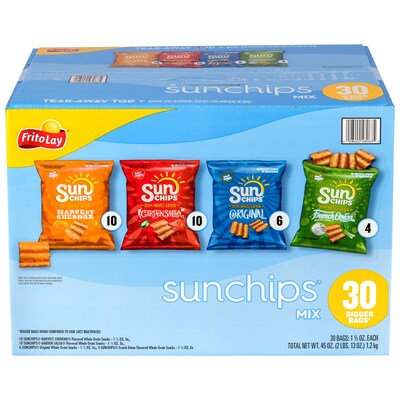 Sunchips Multigrain Chips Variety Pack & Jack Links Beef Jerky Variety Pack, 2/Pack (600-04175)
