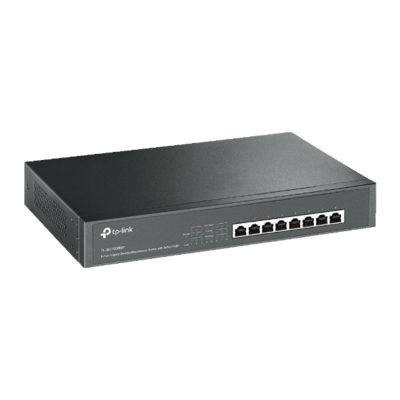TP-LINK 8-Port Gigabit Ethernet Unmanaged Switch, Black (TL-SG1008MP)