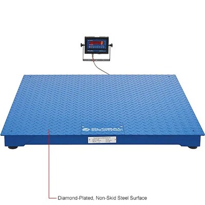 Global Industrial NTEP Pallet Scale w/ LED Indicator, 4'x4', 5,000 lb. x 1 lb. (412228)
