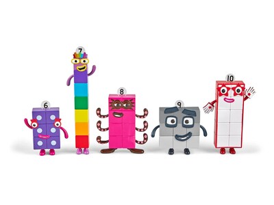 hand2mind Numberblocks Friends Six to Ten Figure Pack (95357)