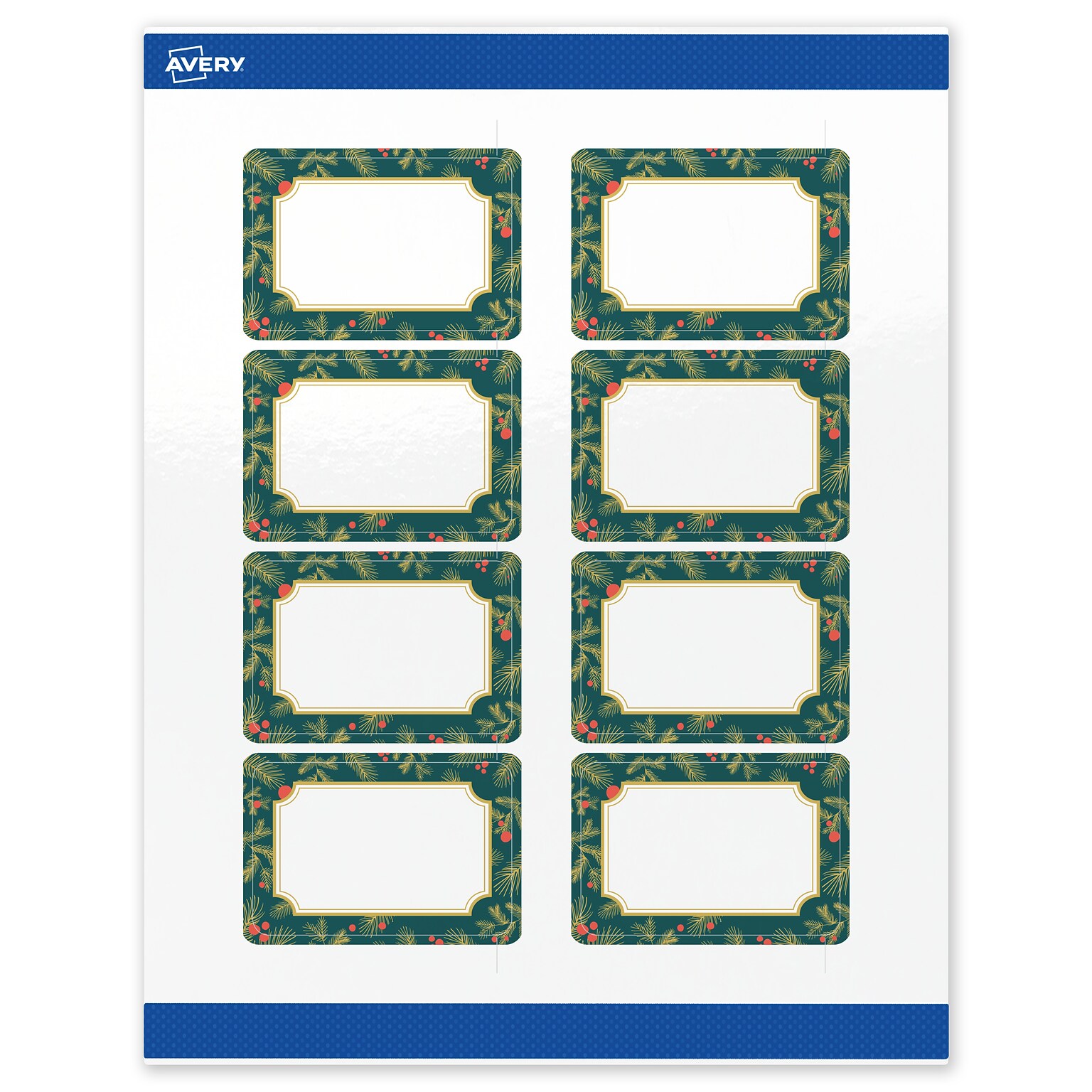 Avery Rectangle Multipurpose Labels, 2 x 3, White, 80/Pack (19479370498)