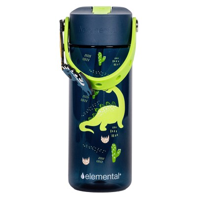 Elemental Splash Charm Plastic Water Bottle, 18 oz., Dinosaur (EMLETR18DF30C)