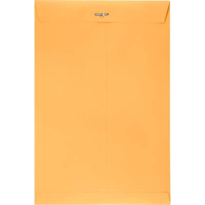 LUX 10" x 15" Clasp Envelopes 50/Pack, 28lb. Brown Kraft (1015C-BK-50)
