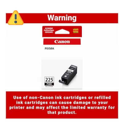 Canon 225 Black Standard Yield Ink Cartridge  (4530B001)