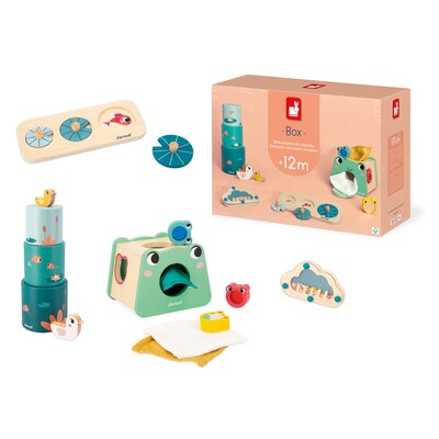 Janod Developmental Activity Box, Multicolored (J04063)
