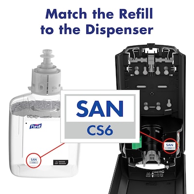 PURELL CS6 Automatic Wall Mounted Hand Sanitizer Dispenser, White (6520-01)