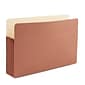 Staples Reinforced File Pocket, 5.25" Expansion, Legal Size, 8.5"x14",  Brown, 10/Box (ST418343)