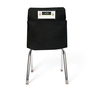 Seat Sack Seat Storage, 9.45 x 8.07 x 10.83, Black, 25/Pack (15193)