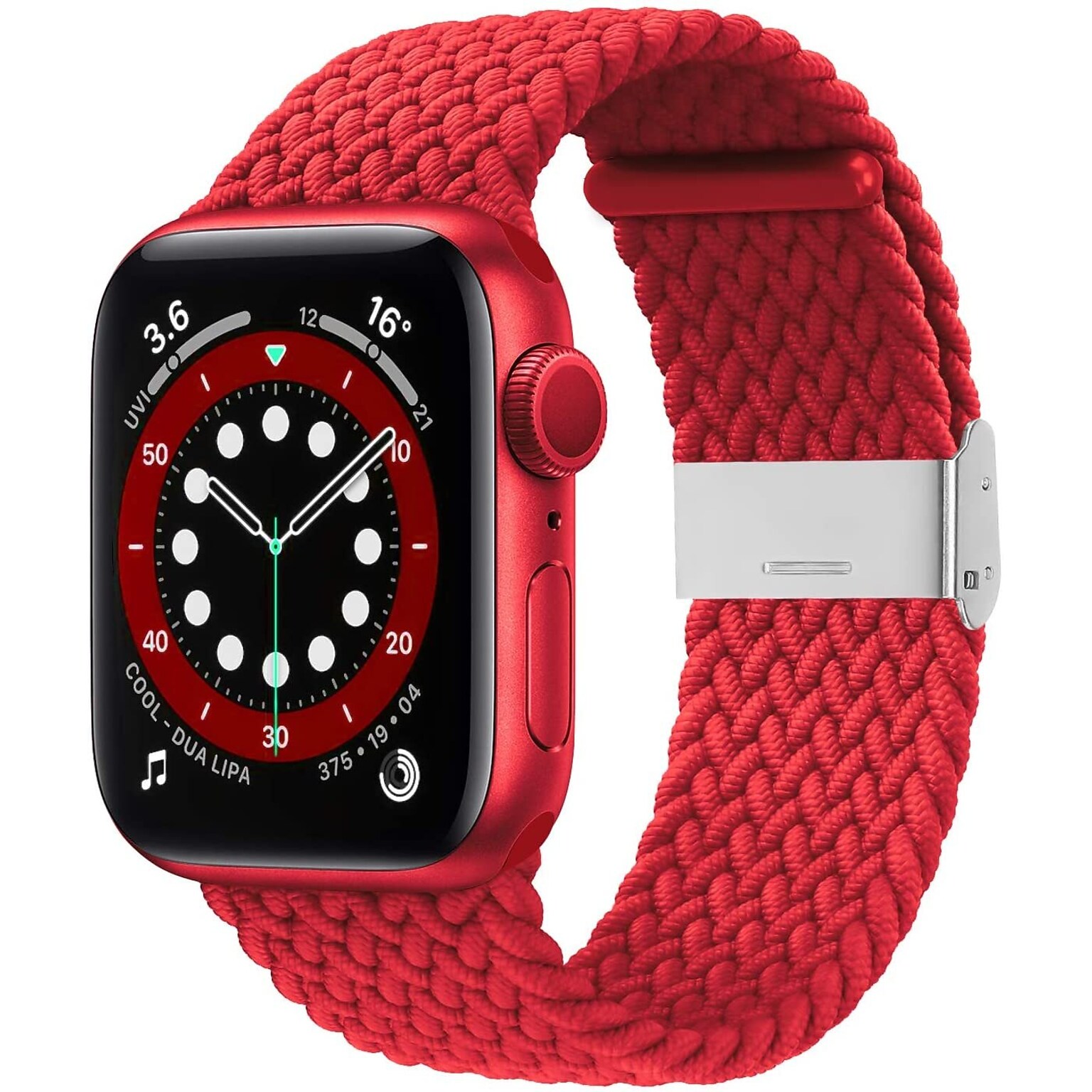 LAX Nylon Mesh Band for Apple Watch, Red