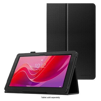 SaharaCase Venture Series Bi-Fold Folio Case for Lenovo Tab M11, Black (TB00454)