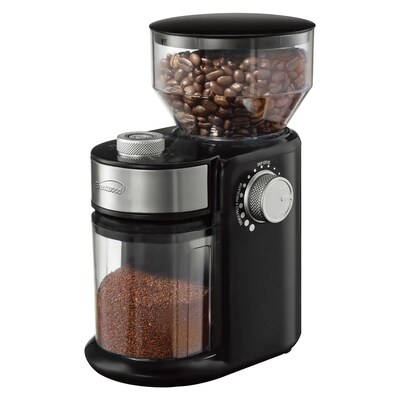 Brentwood Automatic Burr Coffee Bean Grinder Mill, Black (CG-2021BK)