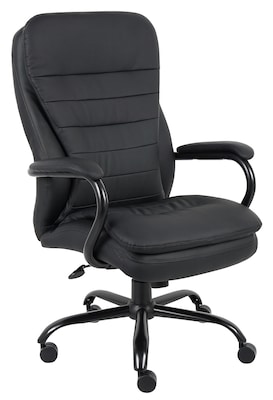 Boss Office Products CaressoftPlus Executive Big & Tall Chair, Black (B991-CP)