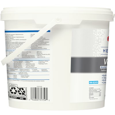 Clorox Healthcare VersaSure Disinfectant Wipes, 110 Wipes/Bucket (31759)