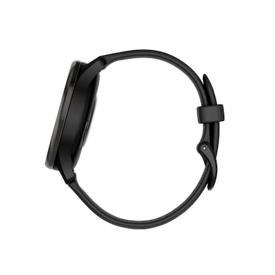 Garmin vívomove Trend Smartwatch, 40.4mm, Black Silicone Band (010-02665-00)