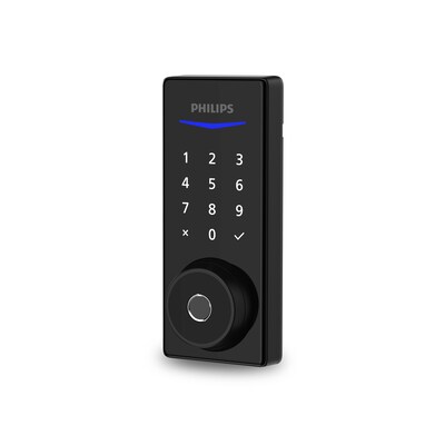 Philips Home Access 1000 Series Single Cylinder Electronic Deadbolt with Handle Set