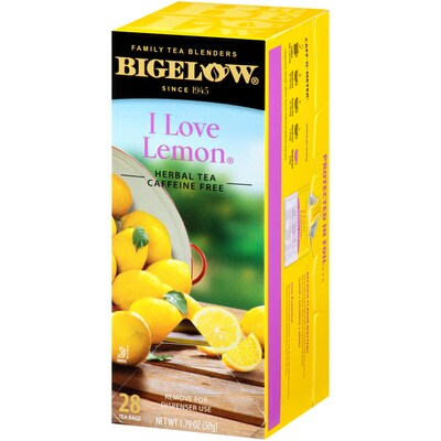 Bigelow I Love Lemon Tea Bags, 28/Box (003991)