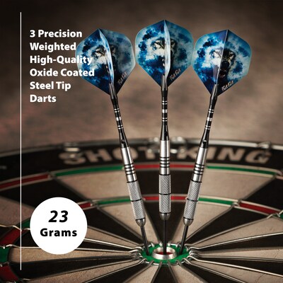 Fat Cat Predator 80% Tungsten Steel Tip Darts, 23 Grams (26-4413)