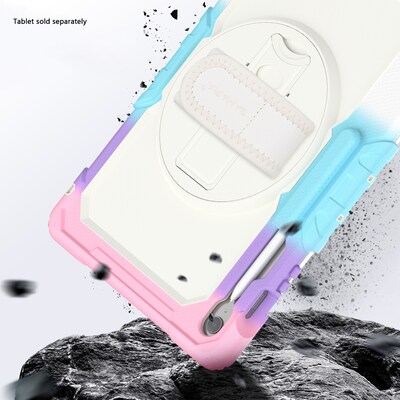 SaharaCase Raider Series TPU 13.1" Heavy Duty Case with Hand Strap for S10 FE+, Sunset Sorbet (TB00471)