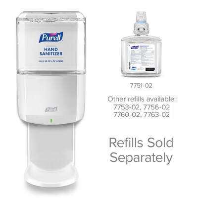 PURELL ES8 Automatic Wall Mounted Hand Sanitizer Dispenser, White (7720-01)