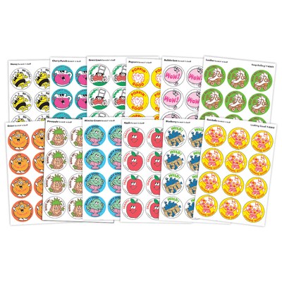 Trend Enterprises Scratch 'n Sniff Stickers & Album, Multicolored, 13/Pack (T-90944)