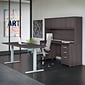 Bush Business Furniture Studio C 72"W Credenza Desk, Storm Gray (SCD372SG)